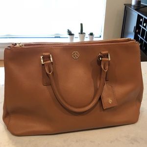 Tory Burch Robinson Double Zip Tote